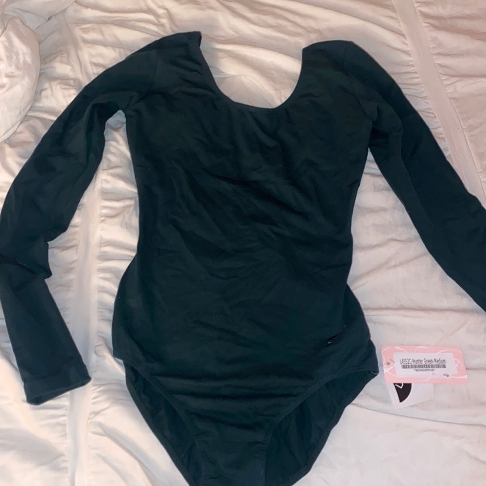 Sansha Signature leotard hunter green Size Medium